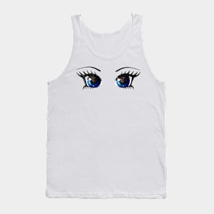 Eye See You - Manga Anime Galaxy Eyes Tank Top